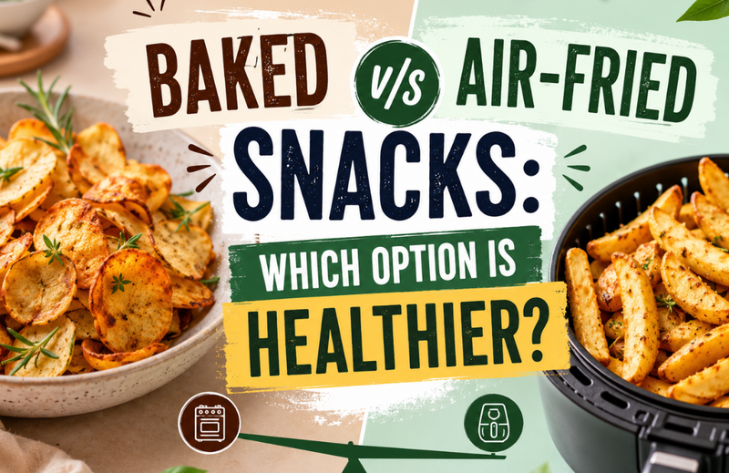 Baked v/s Air-Fried Snacks: Which Option Is Healthier?