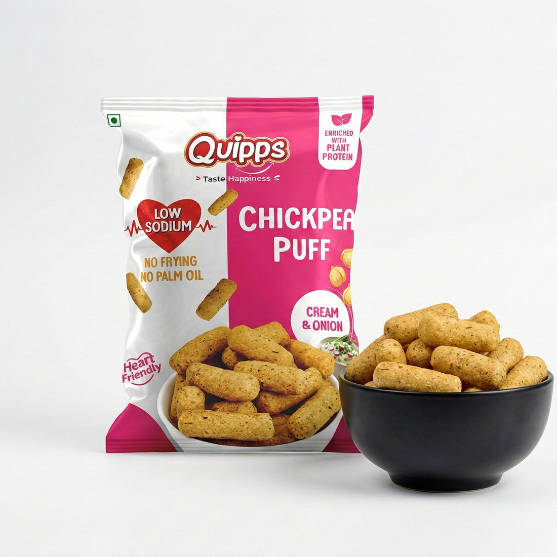 Low sodium Chickpea Puffs