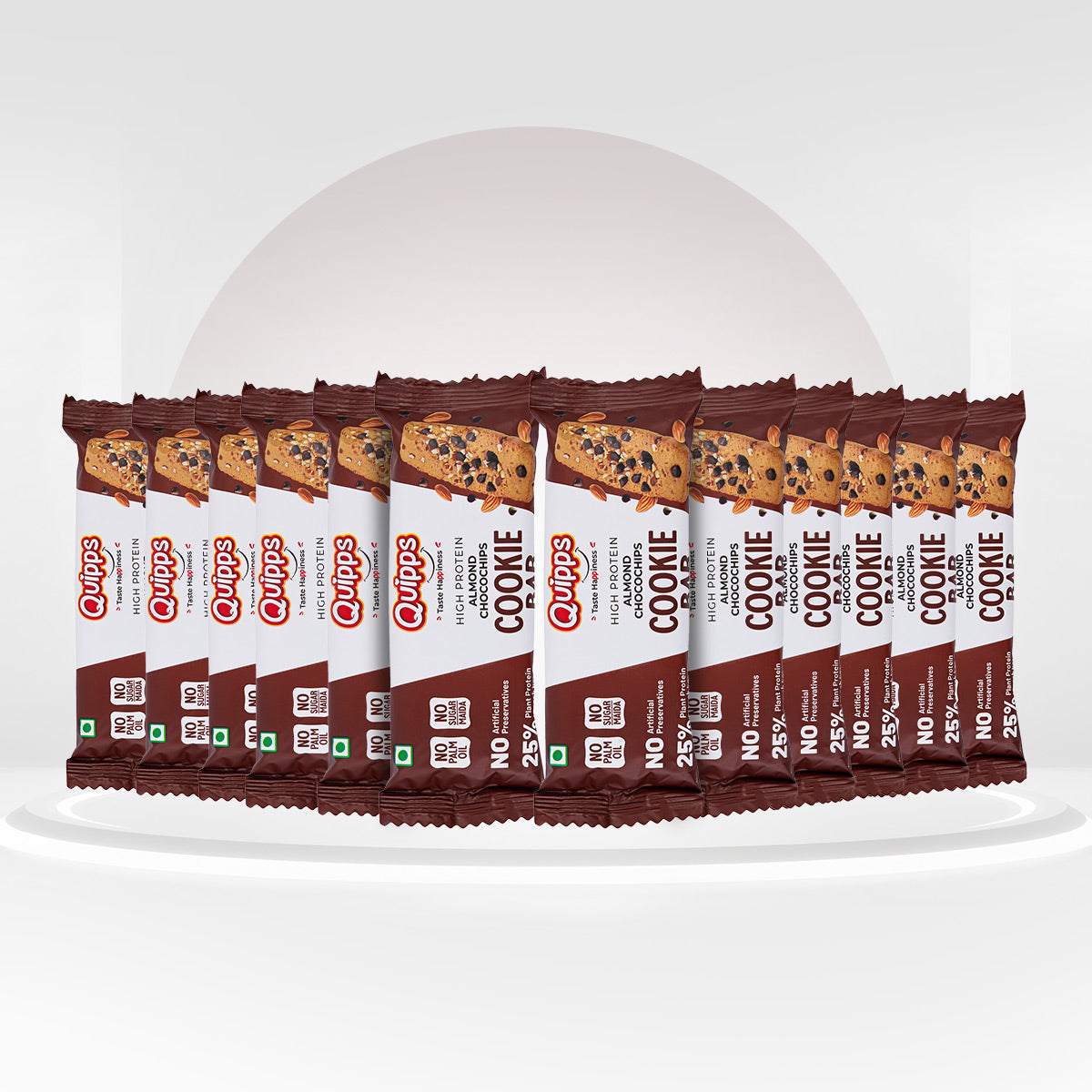 Protein-Packed Cookie Bars - Almond Choco chips (PACK OF 10)