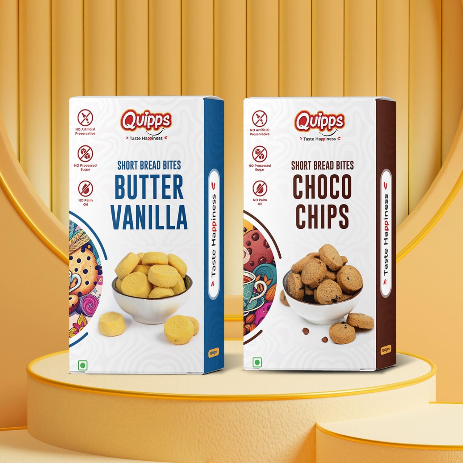 Cookies box - Choco Chips + Butter Vanila (PACK OF 2)