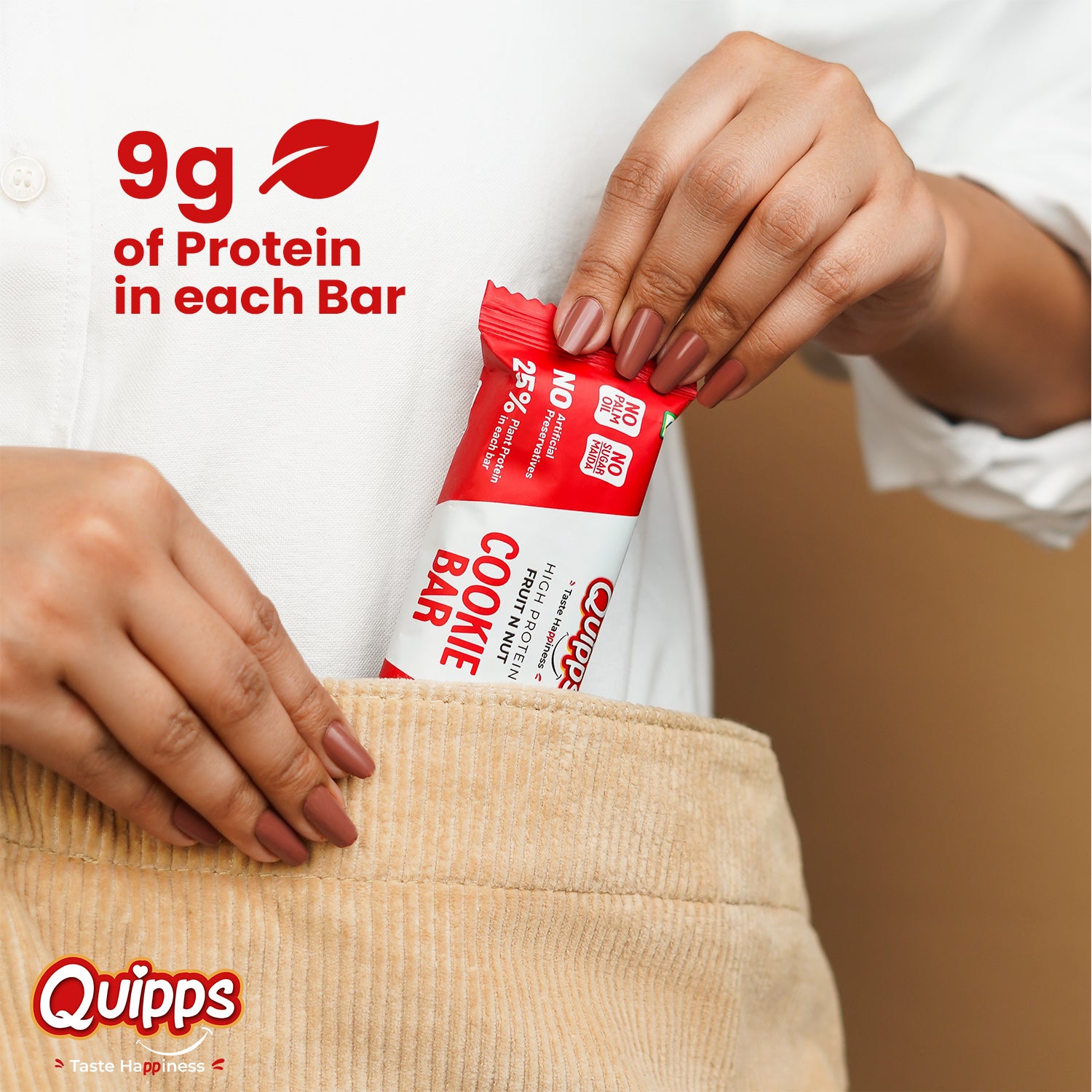 Protein Power Cookie Bars - Fruit N Nut (PACK OF 10)