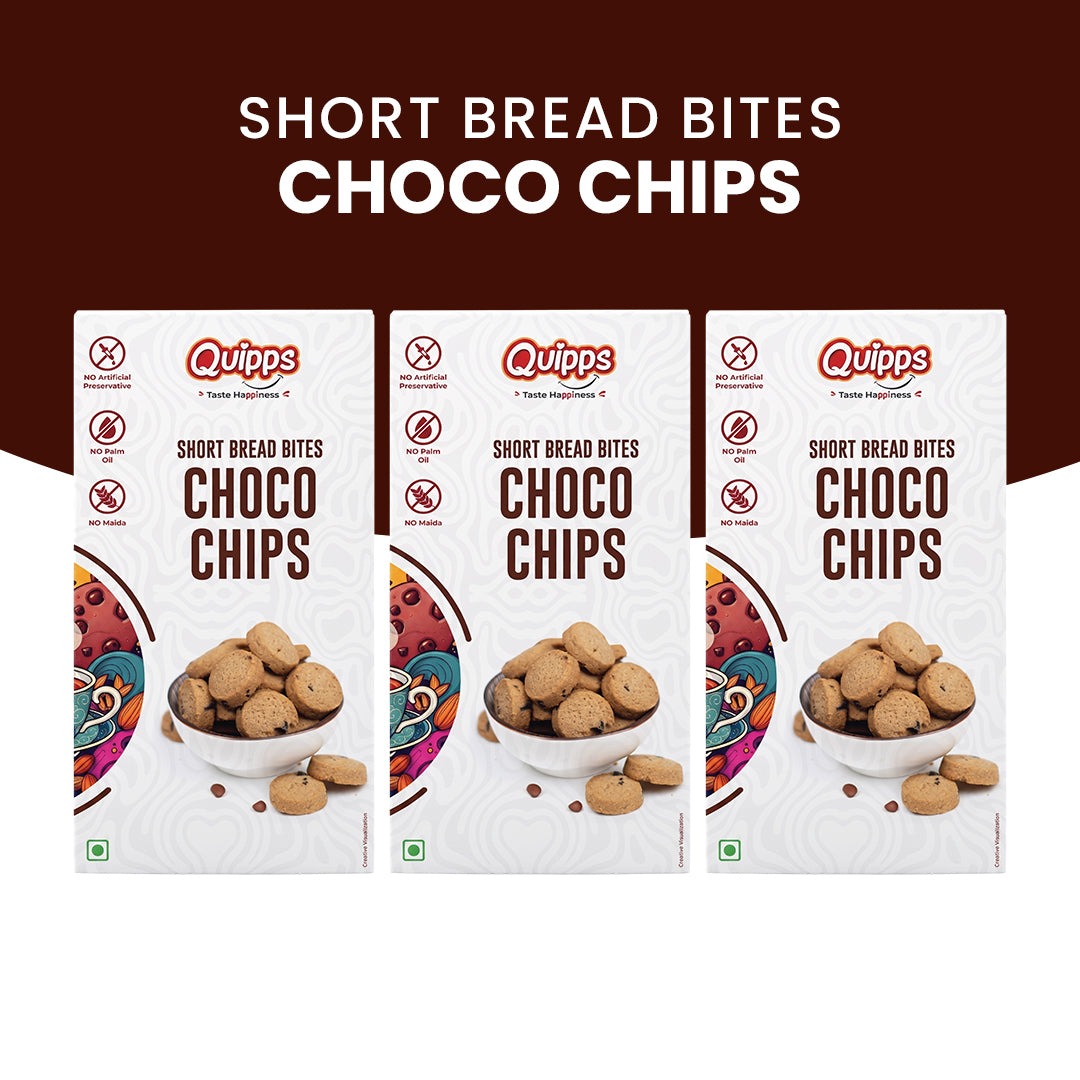 Short Bread Bites :  Choco chips