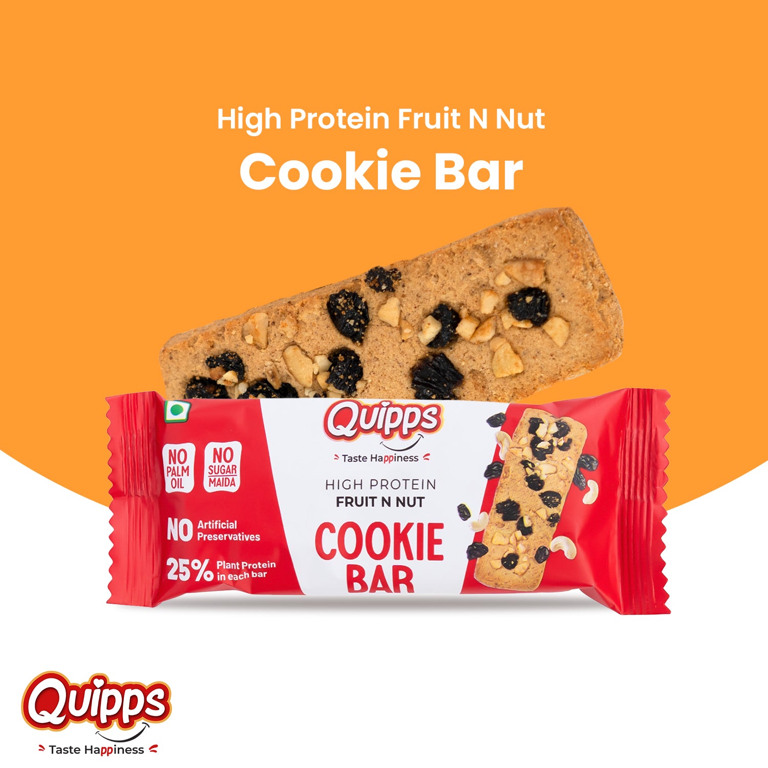 High Protein Cookie Bar - Fruit N Nut (35gm)