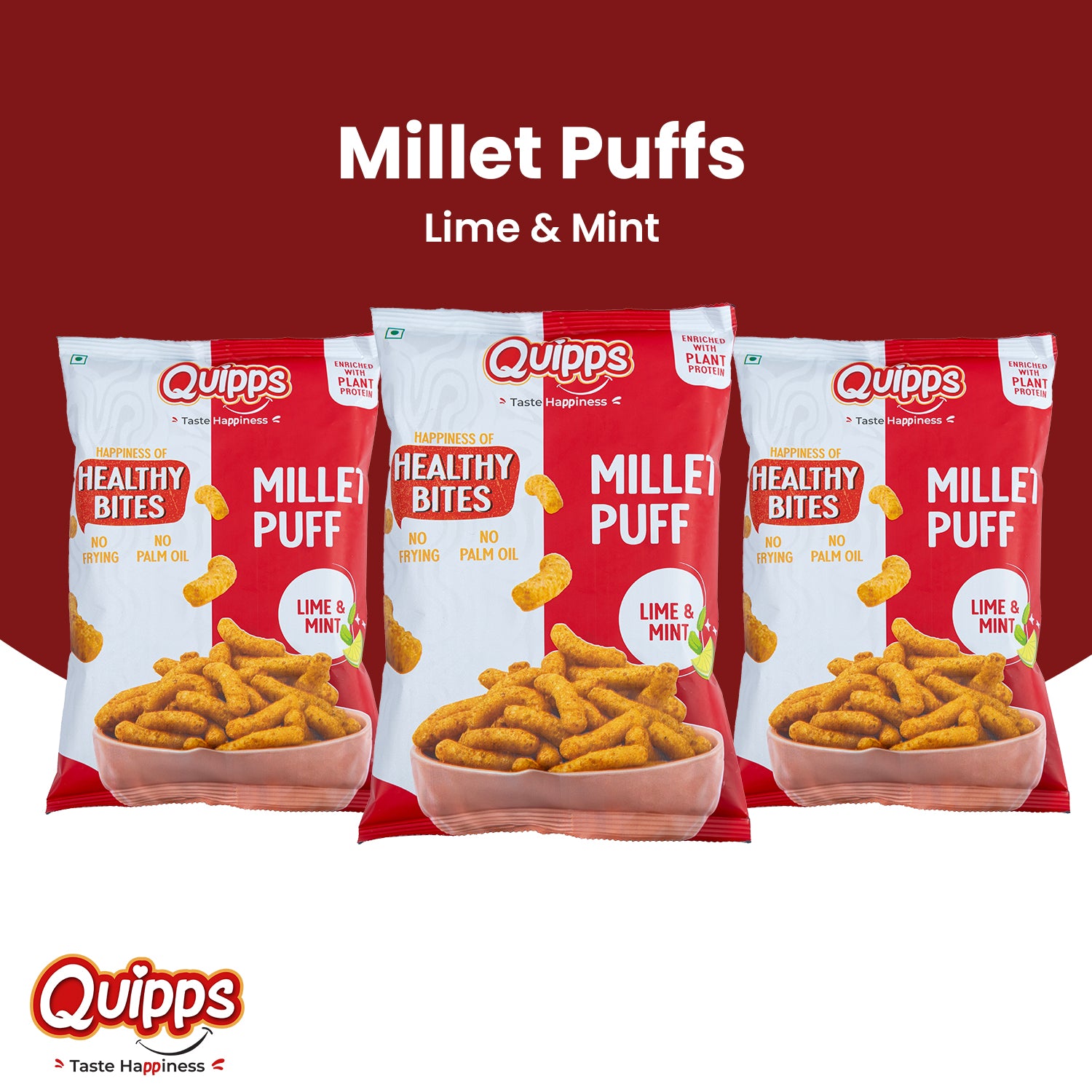 Millet Puffs Lime & Mint