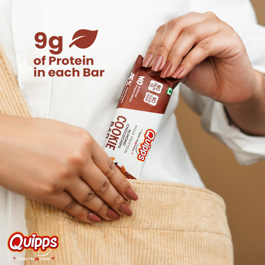 Protein Power Cookie Bars - Fruit N Nut + Almond Choco chips (PACK OF 12)