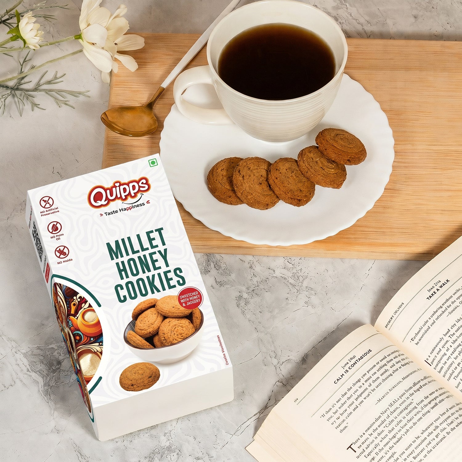 Millet Honey Cookies