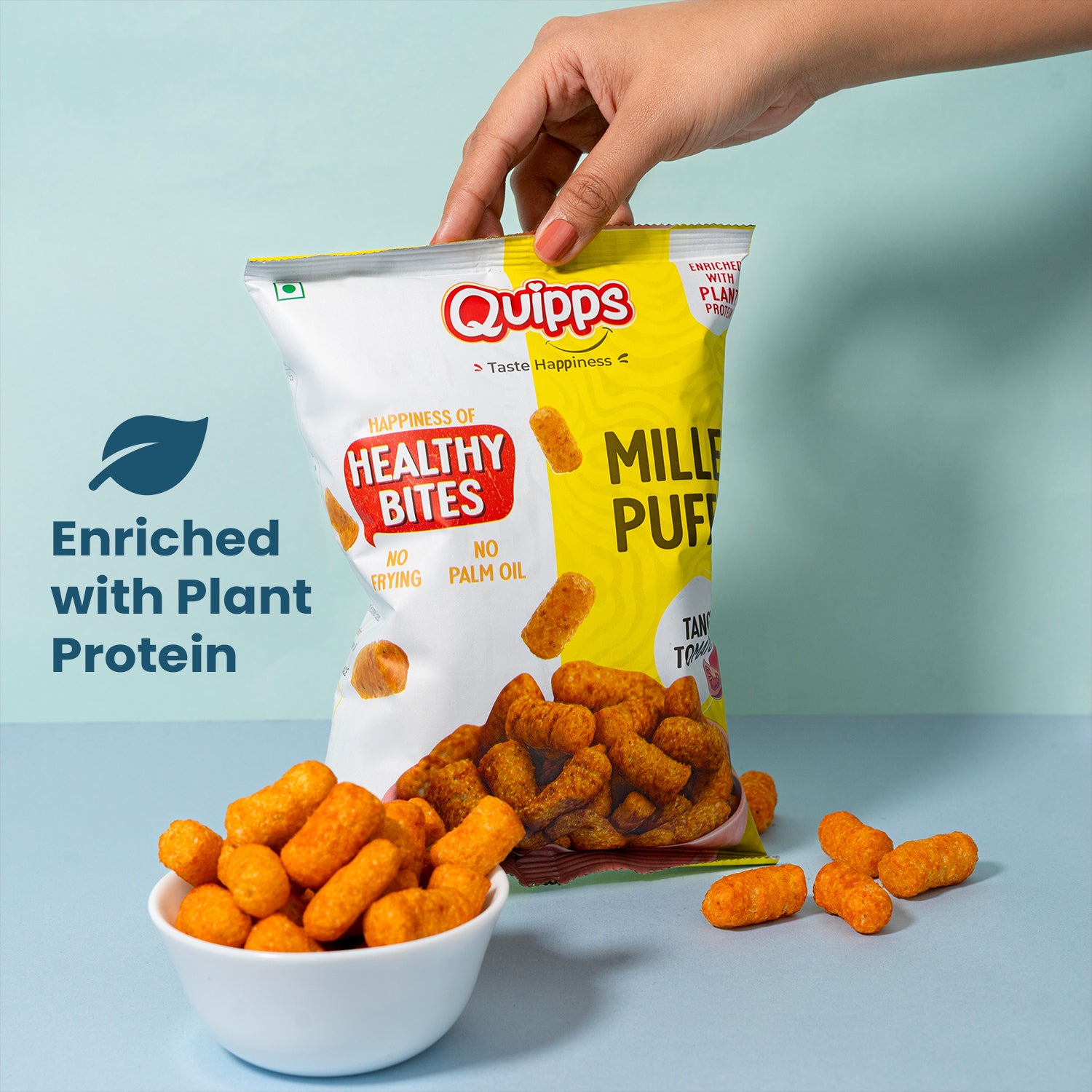 Protein Packed Millet Puff - Tangy Tomato (10gm Protein in each pack)