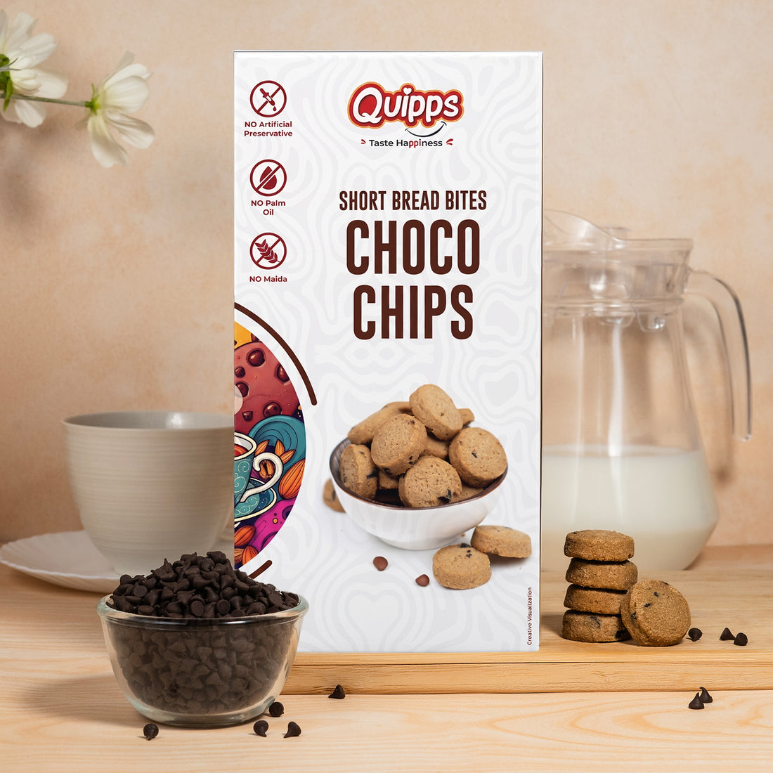 Short Bread Bites :  Choco chips