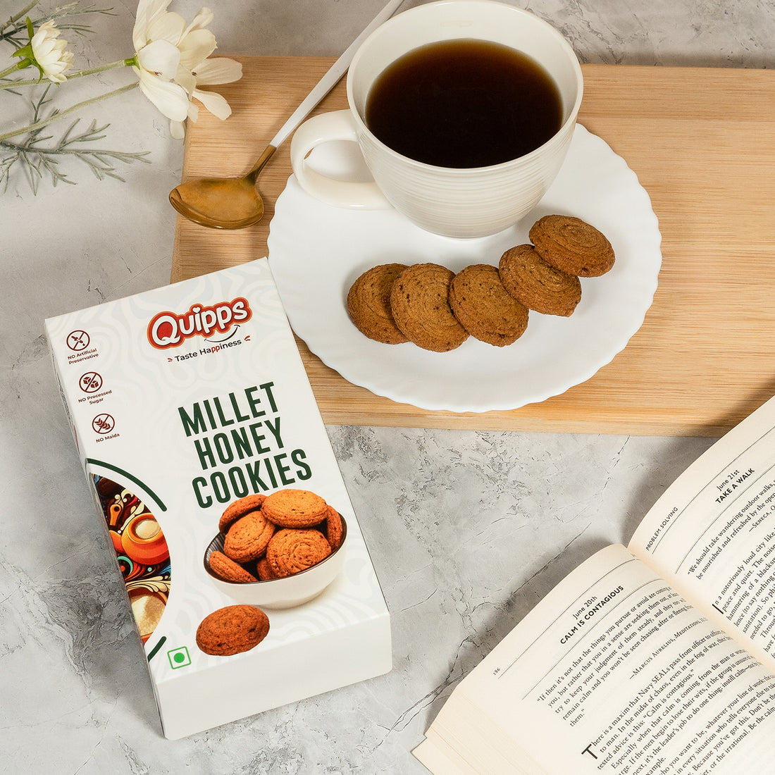 Millet Honey Cookies