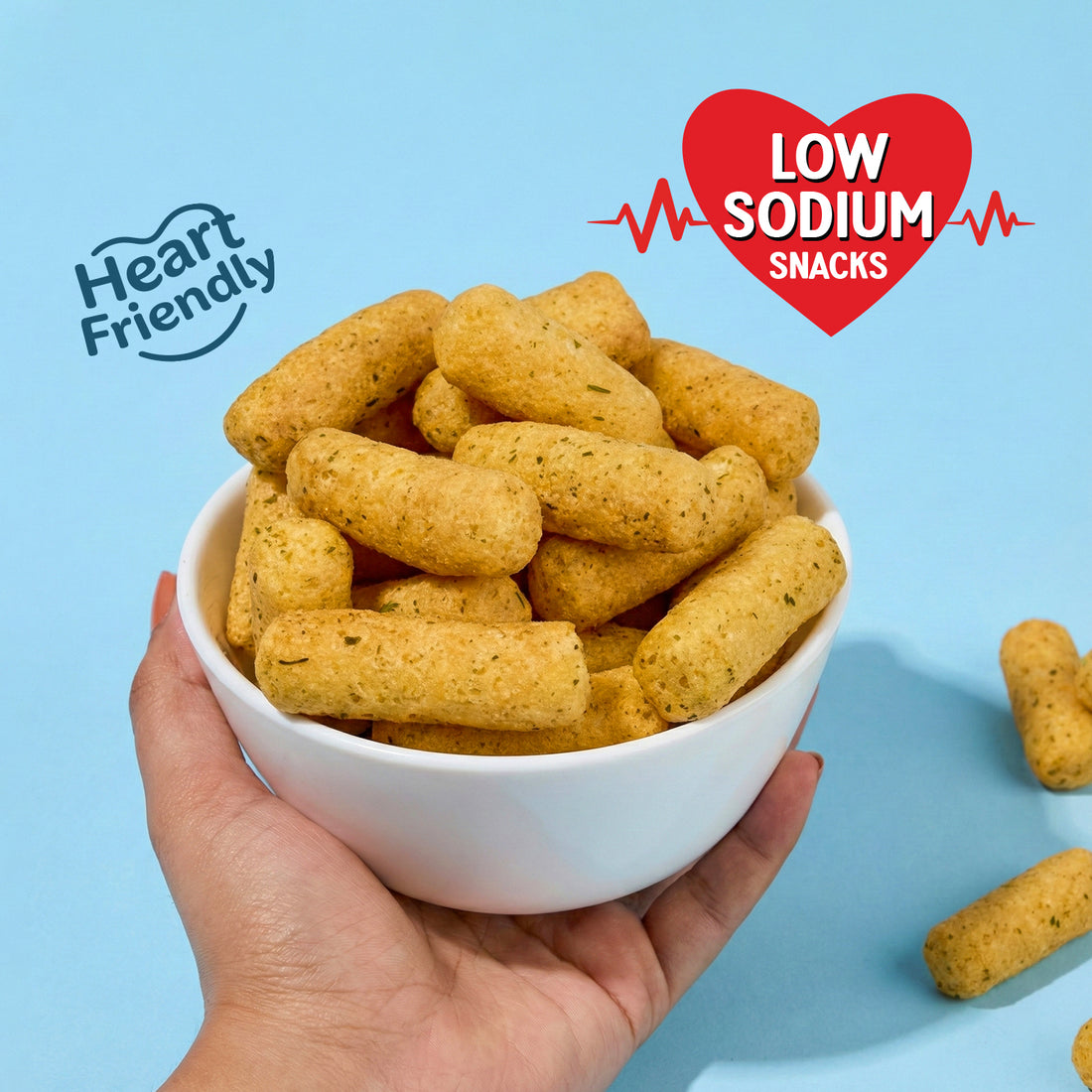 Low sodium Chickpea Puffs