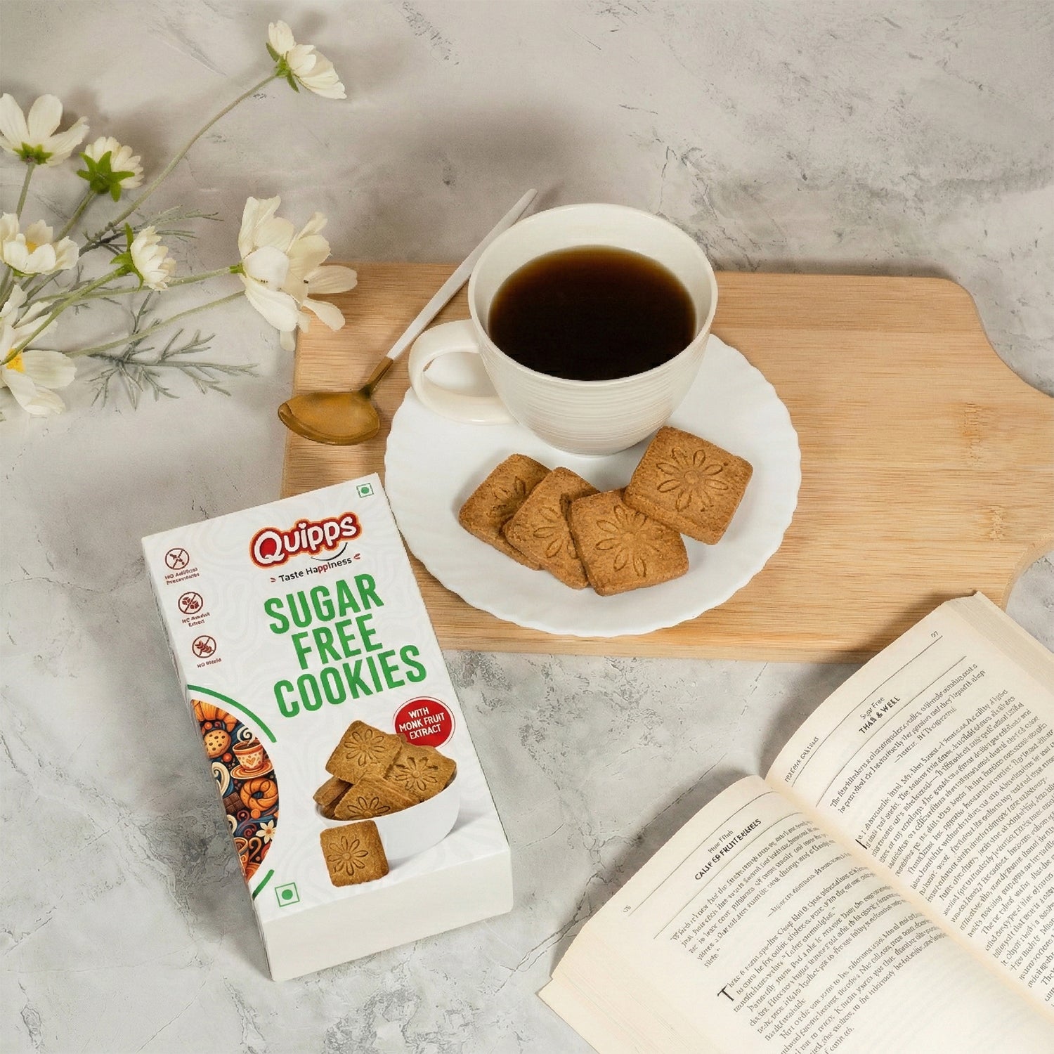 Sugar-Free Cookies with Monk Fruit Extract