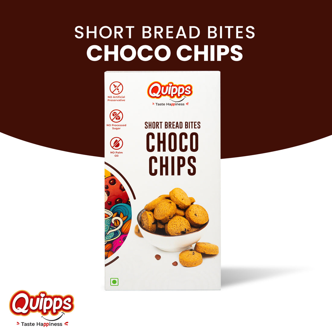 Short Bread Bites :  Choco chips