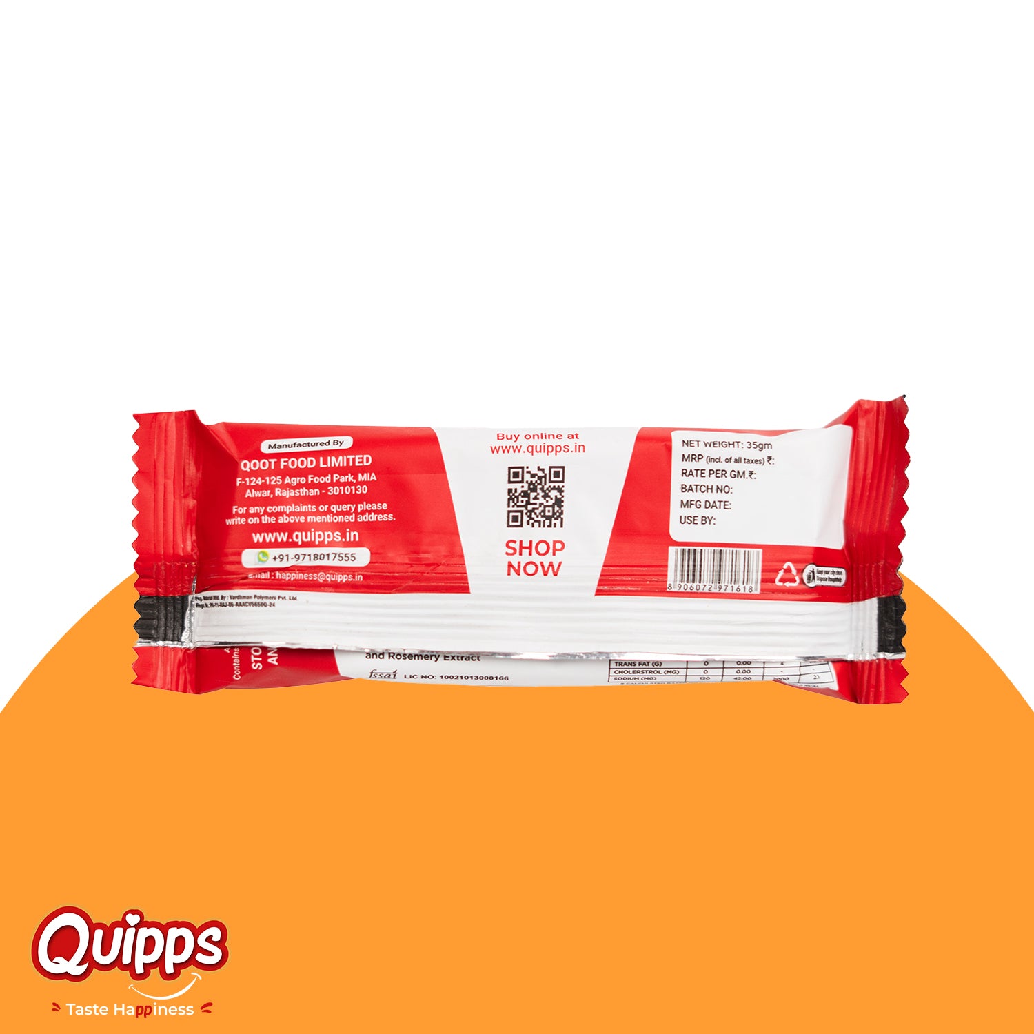 High Protein Cookie Bar - Fruit N Nut (35gm)